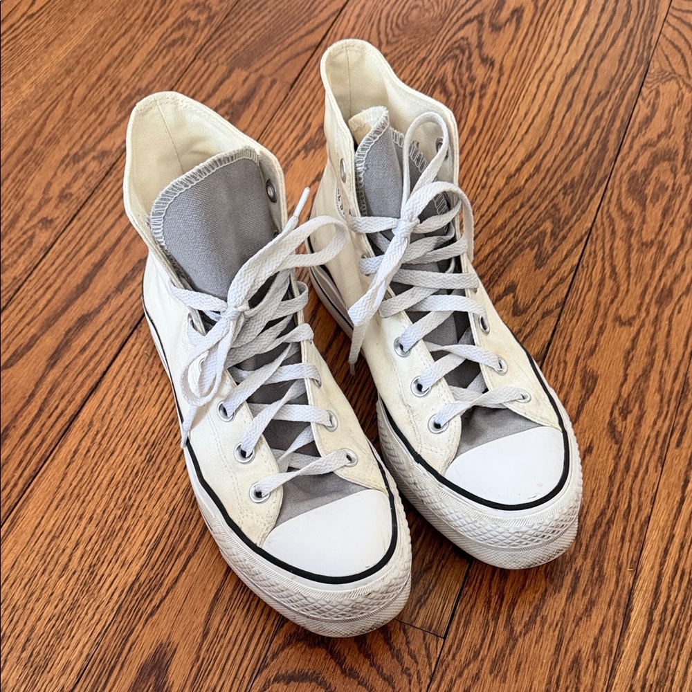 Custom high top converse